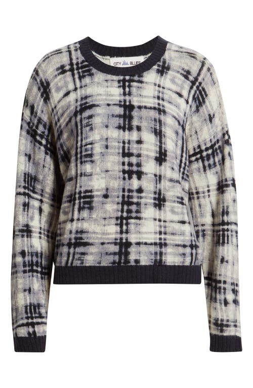 City Blues Crewneck Sweater In Blue