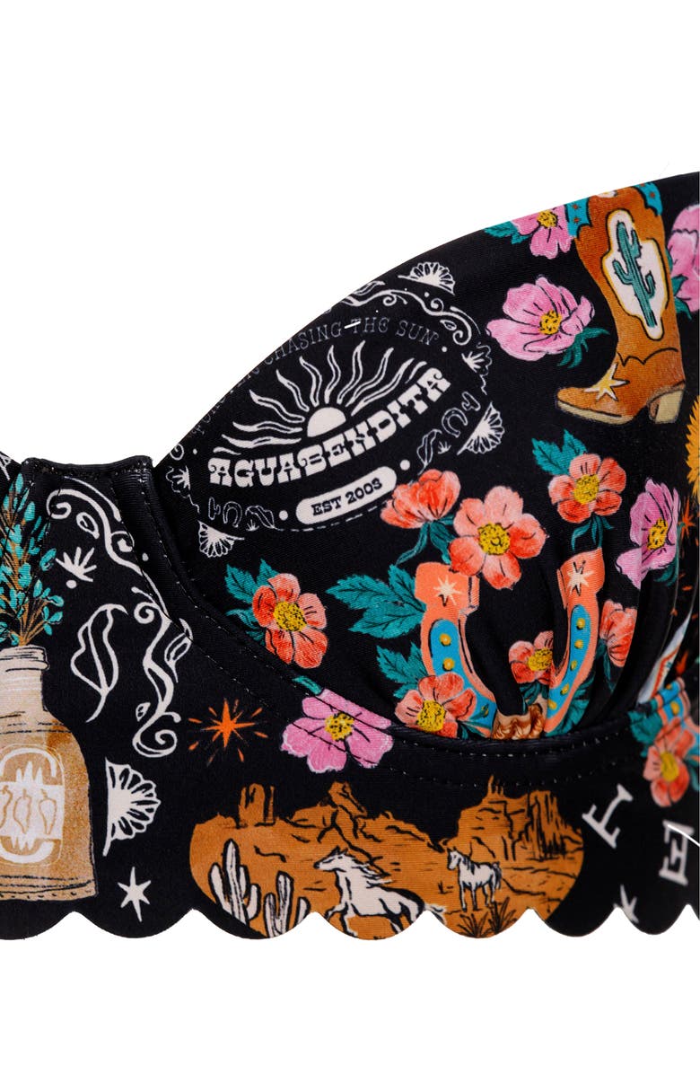 Agua Bendita Lauren Nopal Underwire Bikini Top, Alternate, color, 