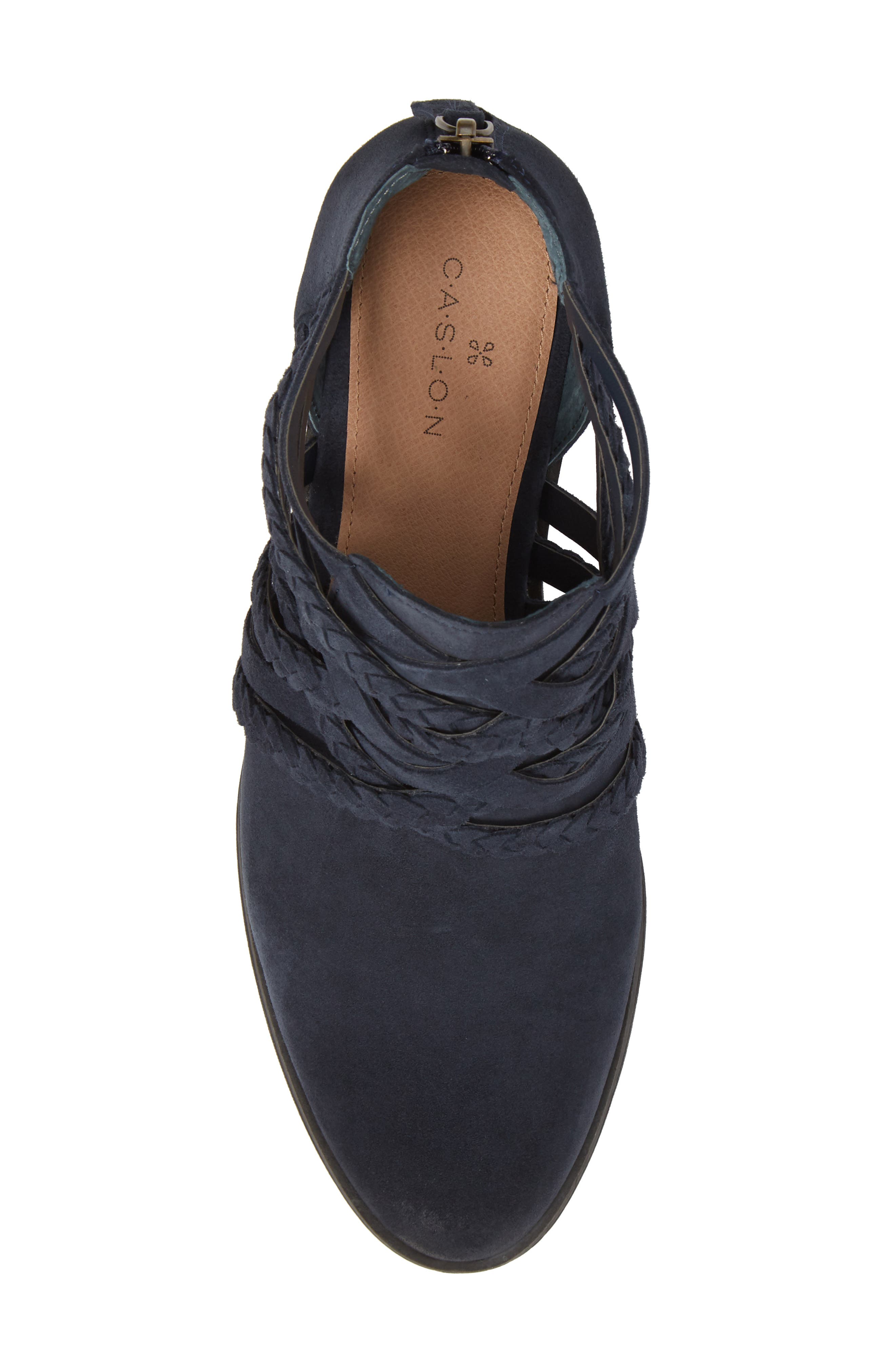 Liam Braided Bootie, Alternate, color, NAVY SUEDE