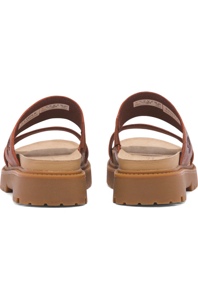 Timberland Clairemont Way Slide Sandal, Alternate, color, Dark Red Full Grain