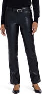 NYDJ Marilyn Faux Leather Straight Leg Pants