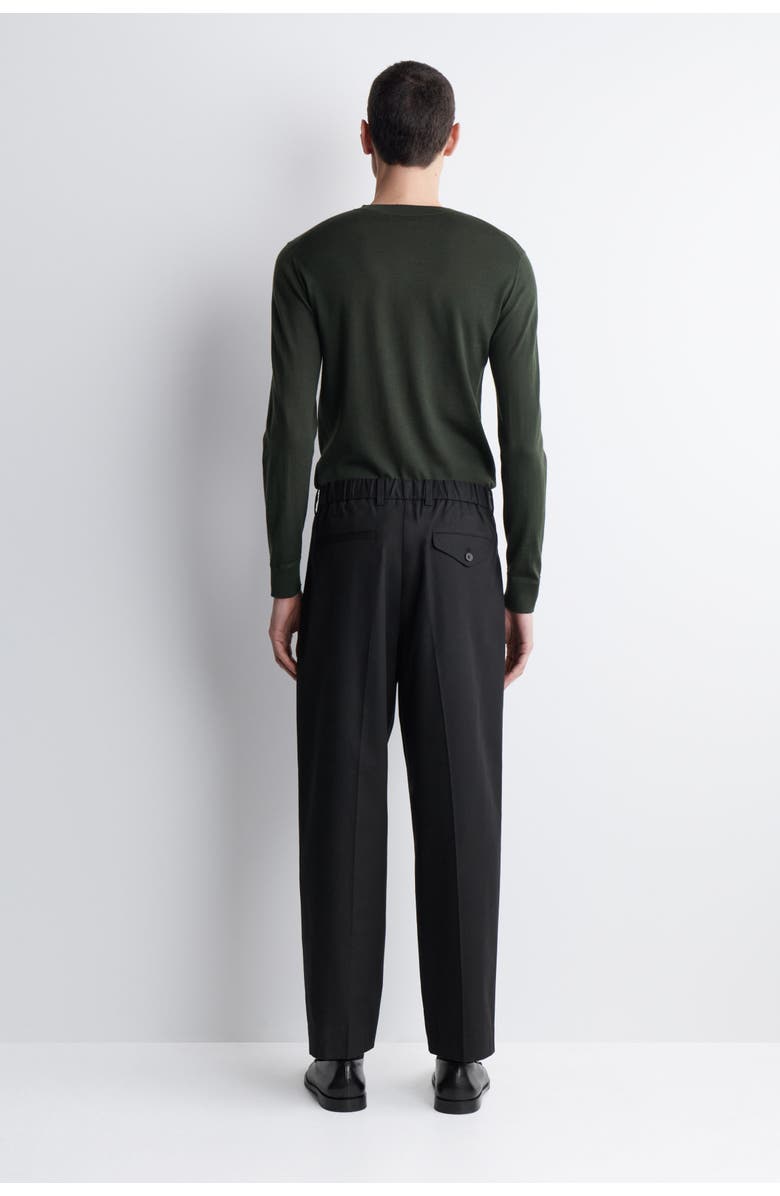 COS Pleated Relaxed-Fit Tapered Pants, Alternate, color, Charcoal