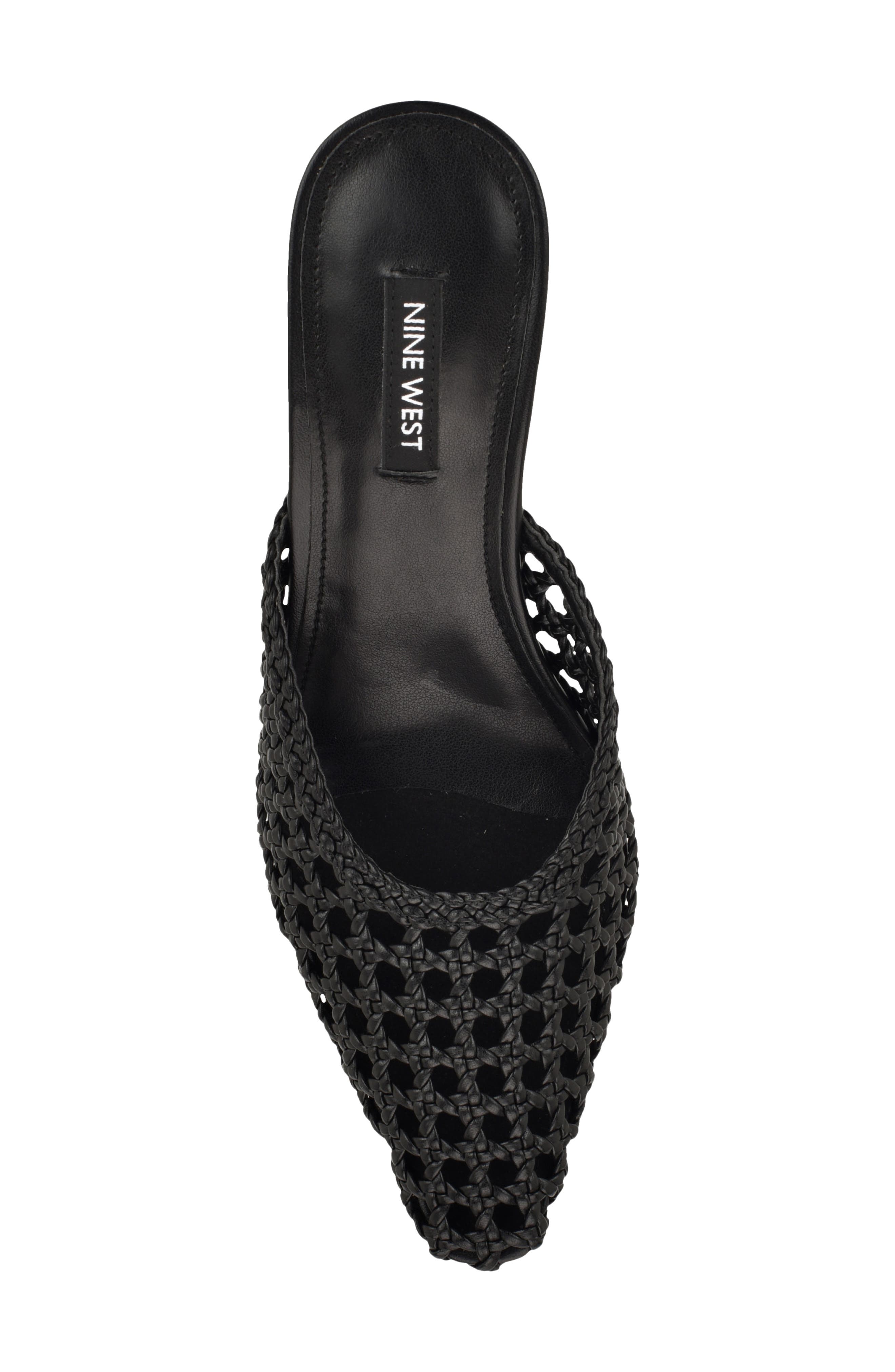 Nine West Camenlaw Woven Mule, Alternate, color, Black