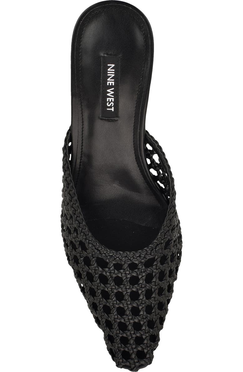 Nine West Camenlaw Woven Mule, Alternate, color, Black