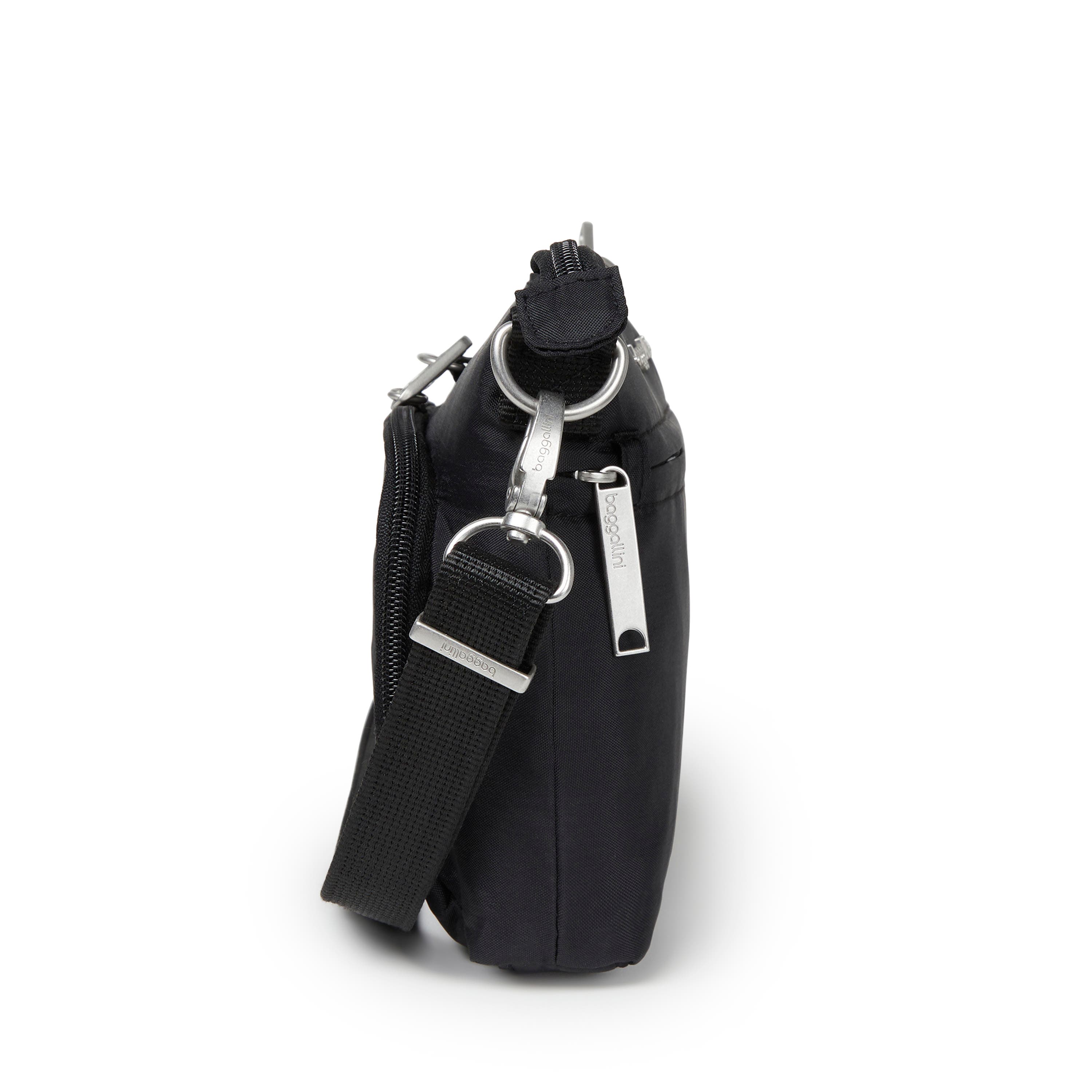 BAGGALLINI Securtex Anti-Theft Memento Crossbody Bag, Alternate, color, Black