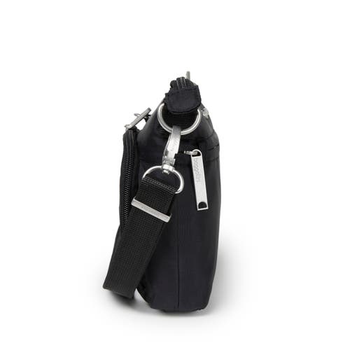 Baggallini Securtex Anti-theft Memento Crossbody Bag In Black
