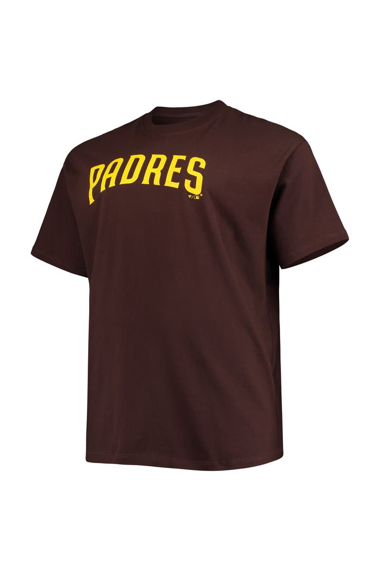 Men's Yu Darvish Brown San Diego Padres Big & Tall Name & Number T-Shirt, Alternate, color, Brown