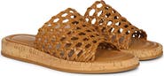 Jelavu Cloud Woven Leather Cork Slide Sandal