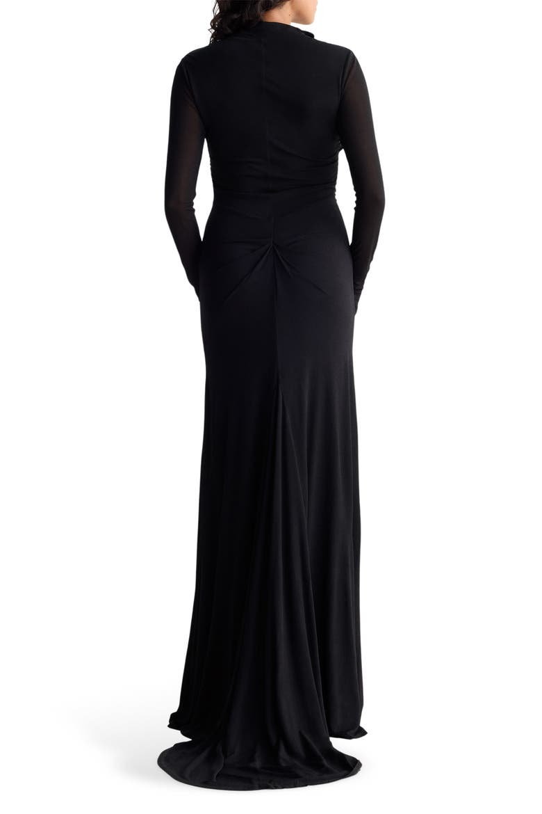 Ariela Maxi Dress, Alternate, color, BLACK