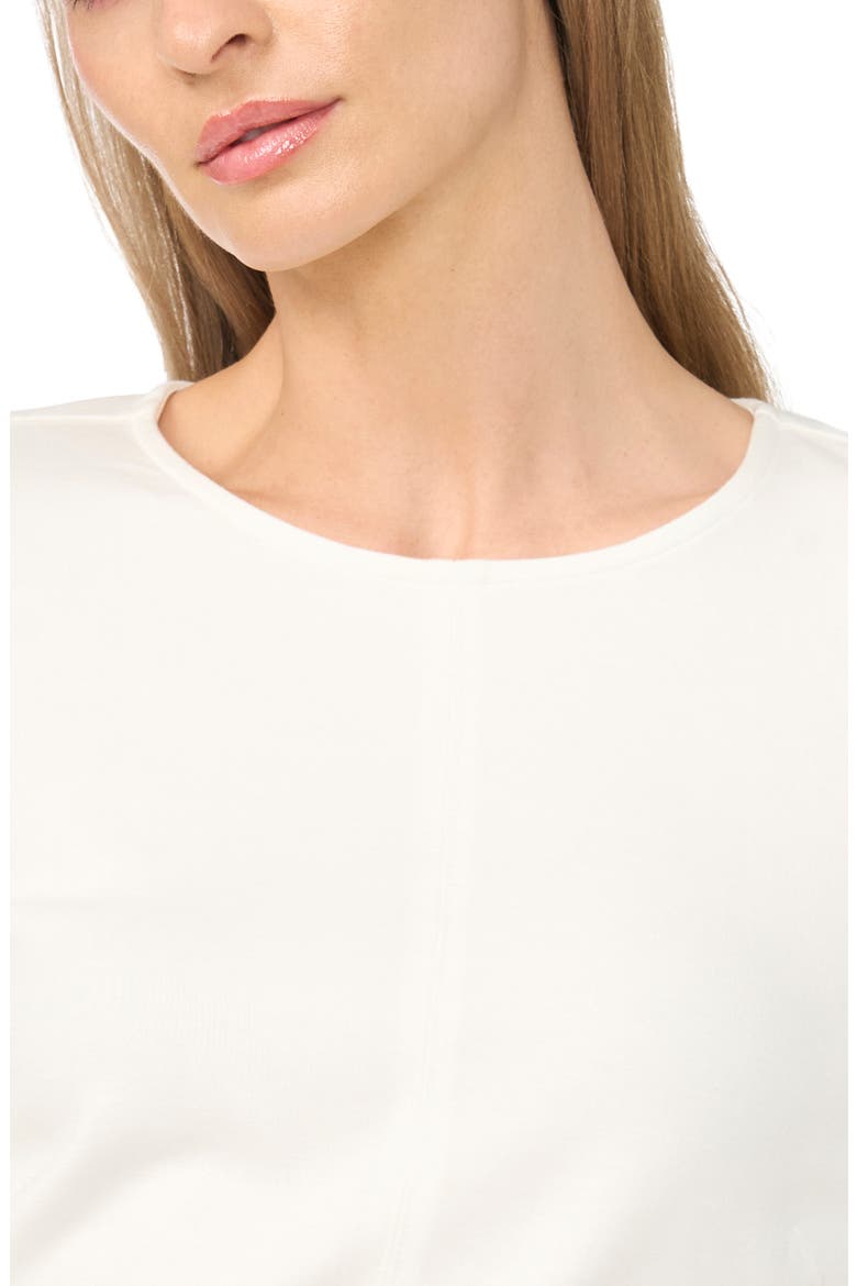 Long Sleeve Ponte Top, Alternate, color, NEW IVORY
