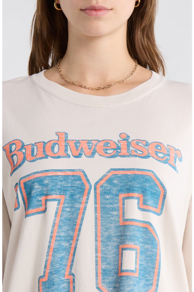 Budweiser® 76 Cotton Graphic T-Shirt, Alternate, color, BIRCH