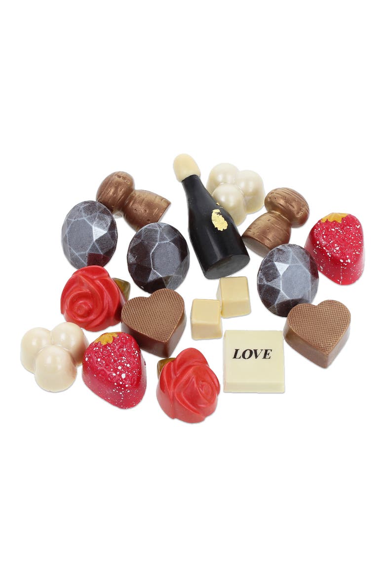 Lovestruck 16-Piece Chocolate Set, Alternate, color, WHITE