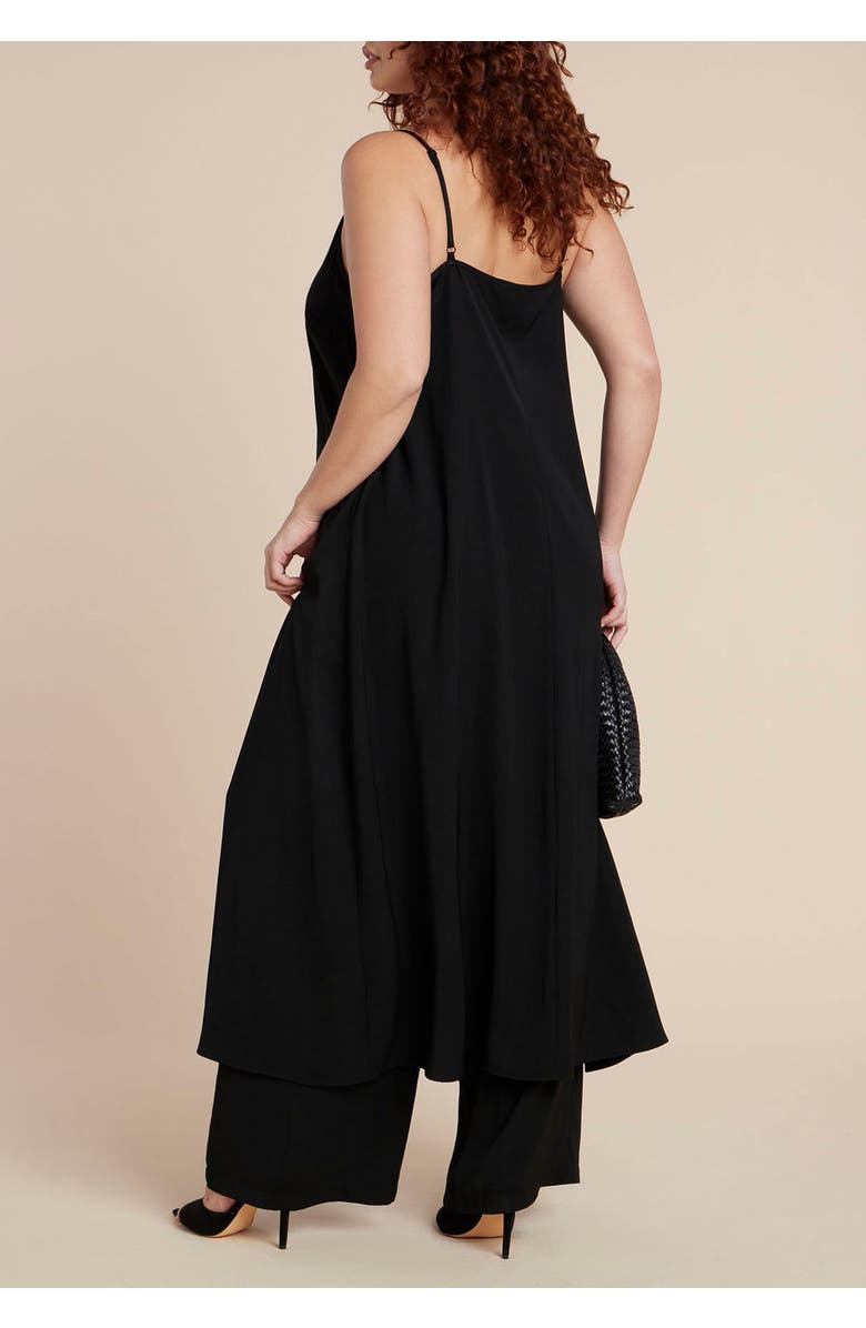 ELOQUII Open Front Tank Duster, Alternate, color, Black