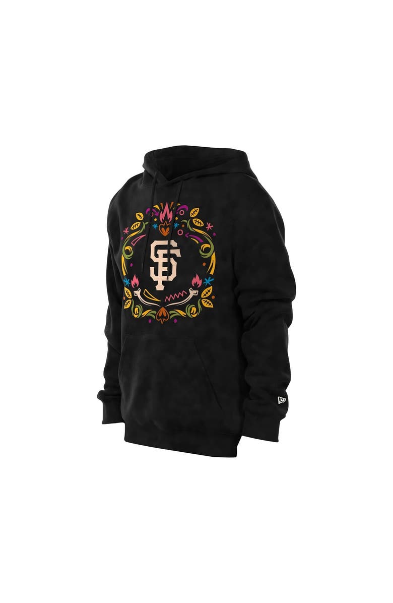 New Era Men's New Era Black San Francisco Giants Día de los Muertos Brushed Fleece Hoodie, Alternate, color, Black