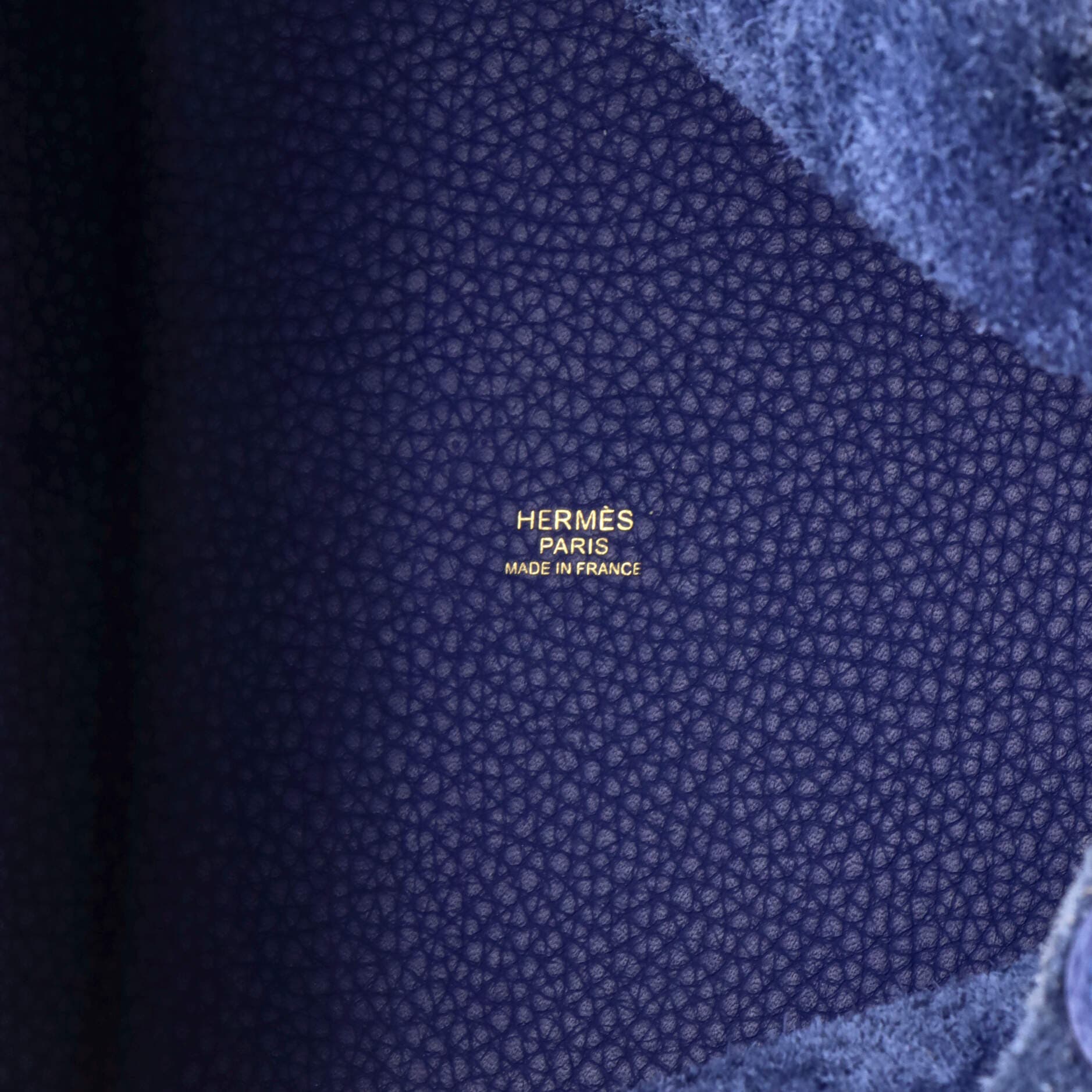 Pre-Owned Hermes Picotin Lock Bag Clemence MM, Alternate, color, Bleu Brighton