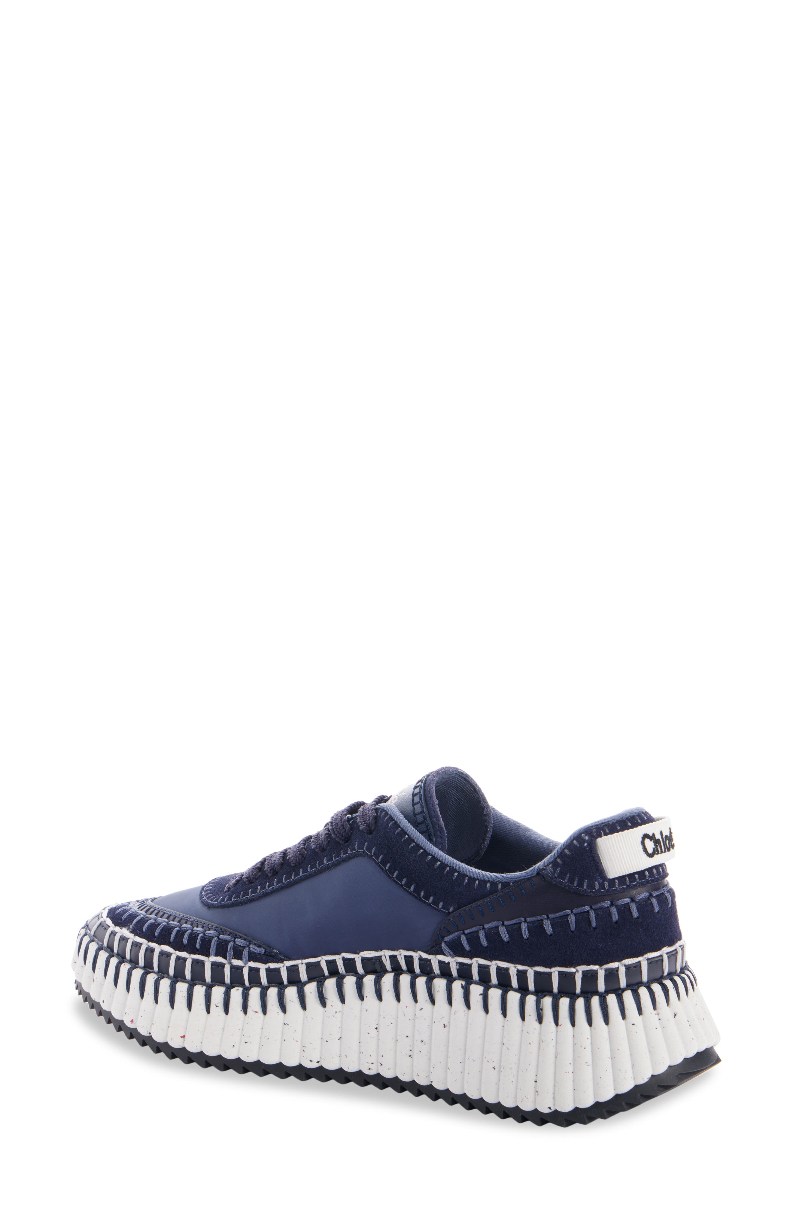 Chloé Nama Platform Sneaker, Alternate, color, 