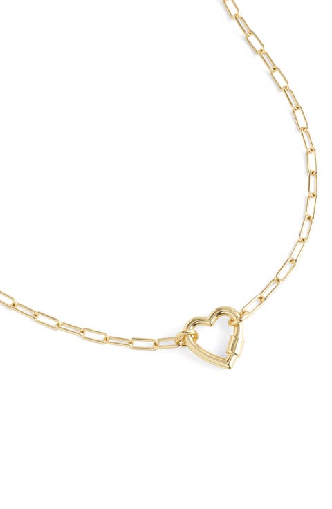 Heart Carabiner Chain Necklace