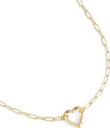 Madewell Heart Carabiner Chain Necklace