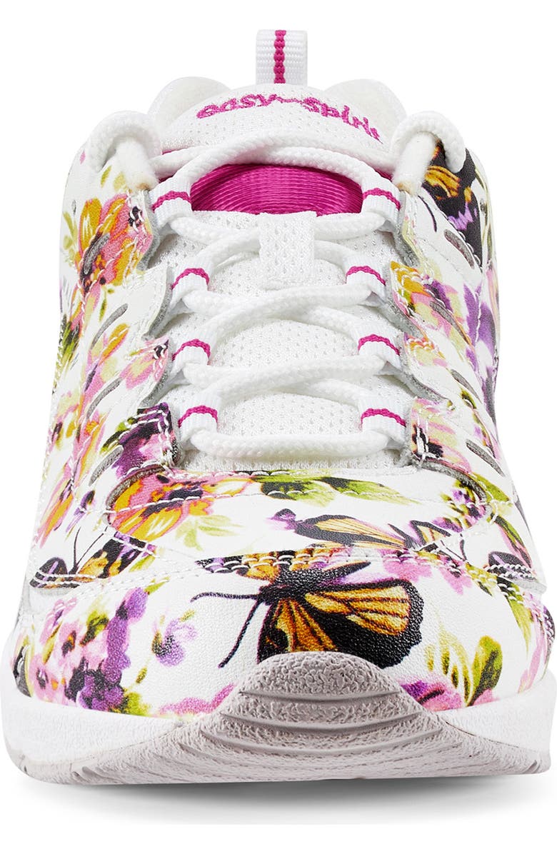 Easy Spirit Romy Sneaker, Alternate, color, Bright White Multi