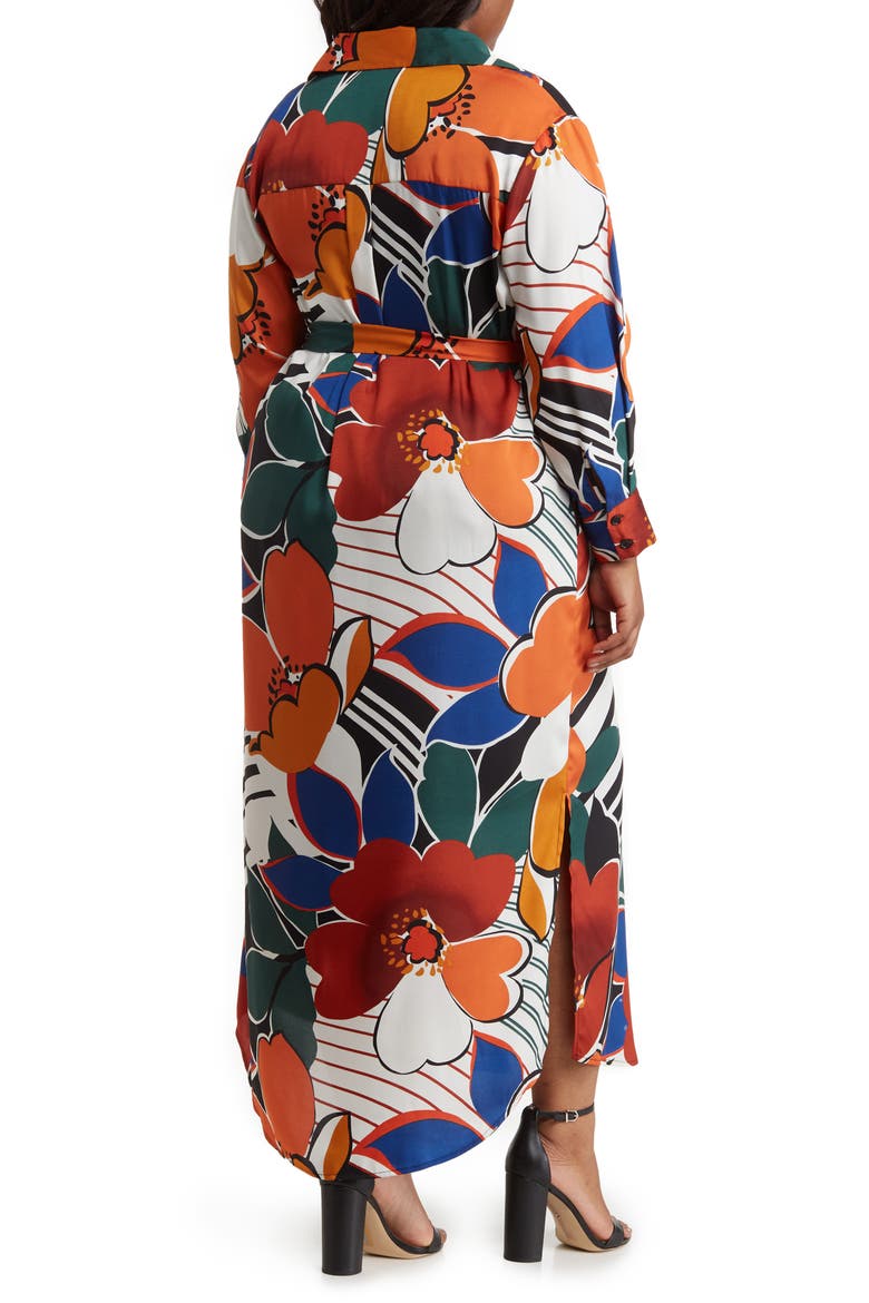 Emmeline Stripe Maxi Dress, Alternate, color, IN BLOOM RUST