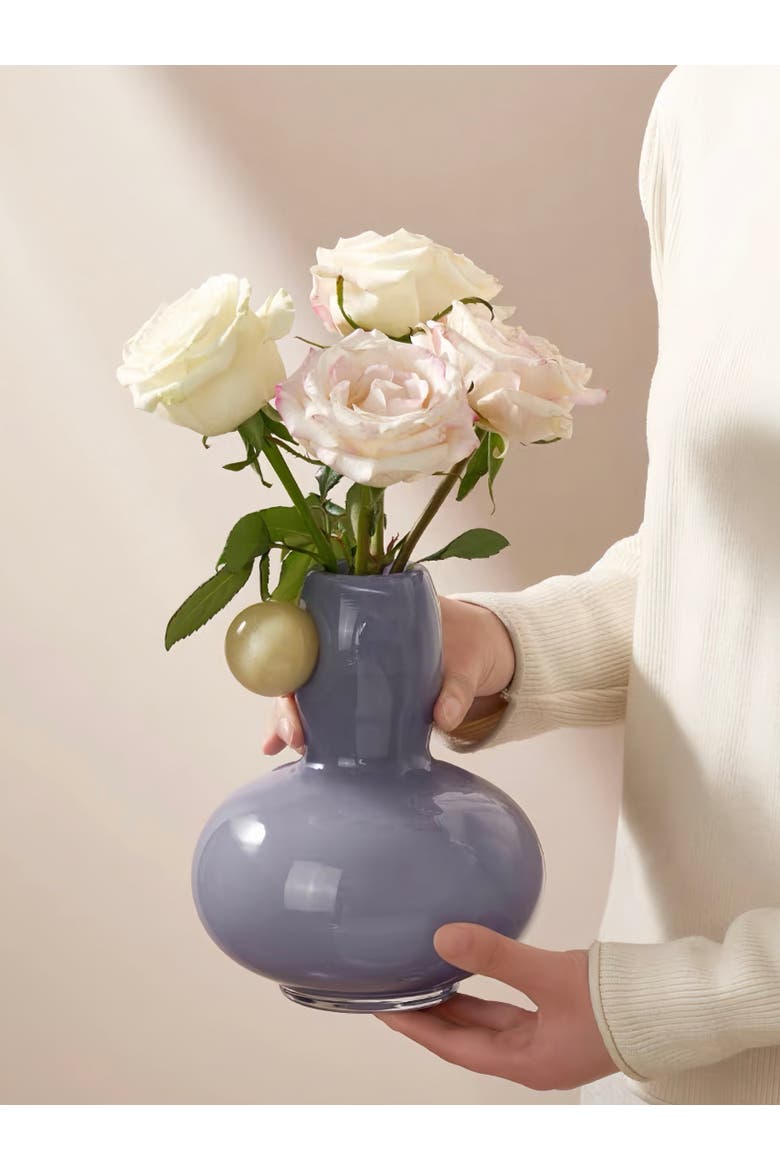 Jelly Bean Bud Vase, Alternate, color, Purple
