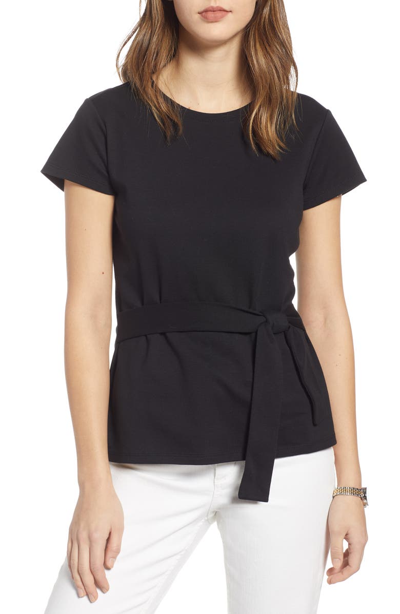 1901 Tie Waist Tee, Main, color,