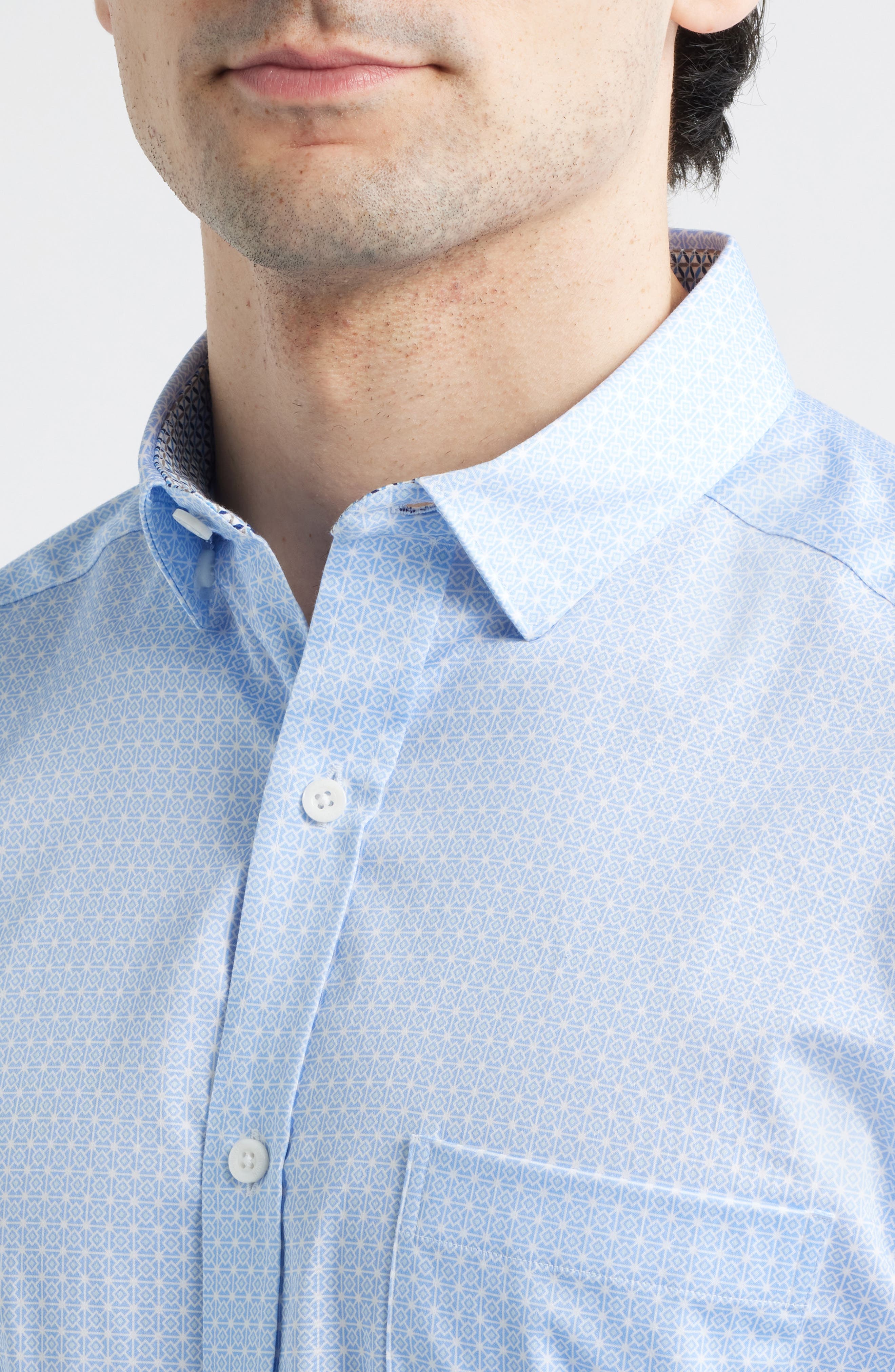 Logan Print Button-Up Shirt - image 2