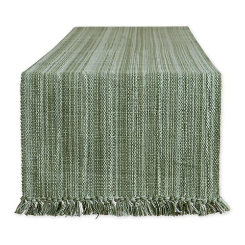Variegated Fringe Table Runner
