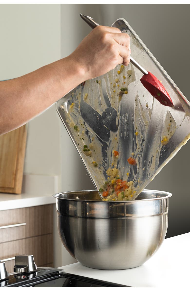 CUISIPRO Silicone Spoon, 11-Inch, Red, Alternate, color,