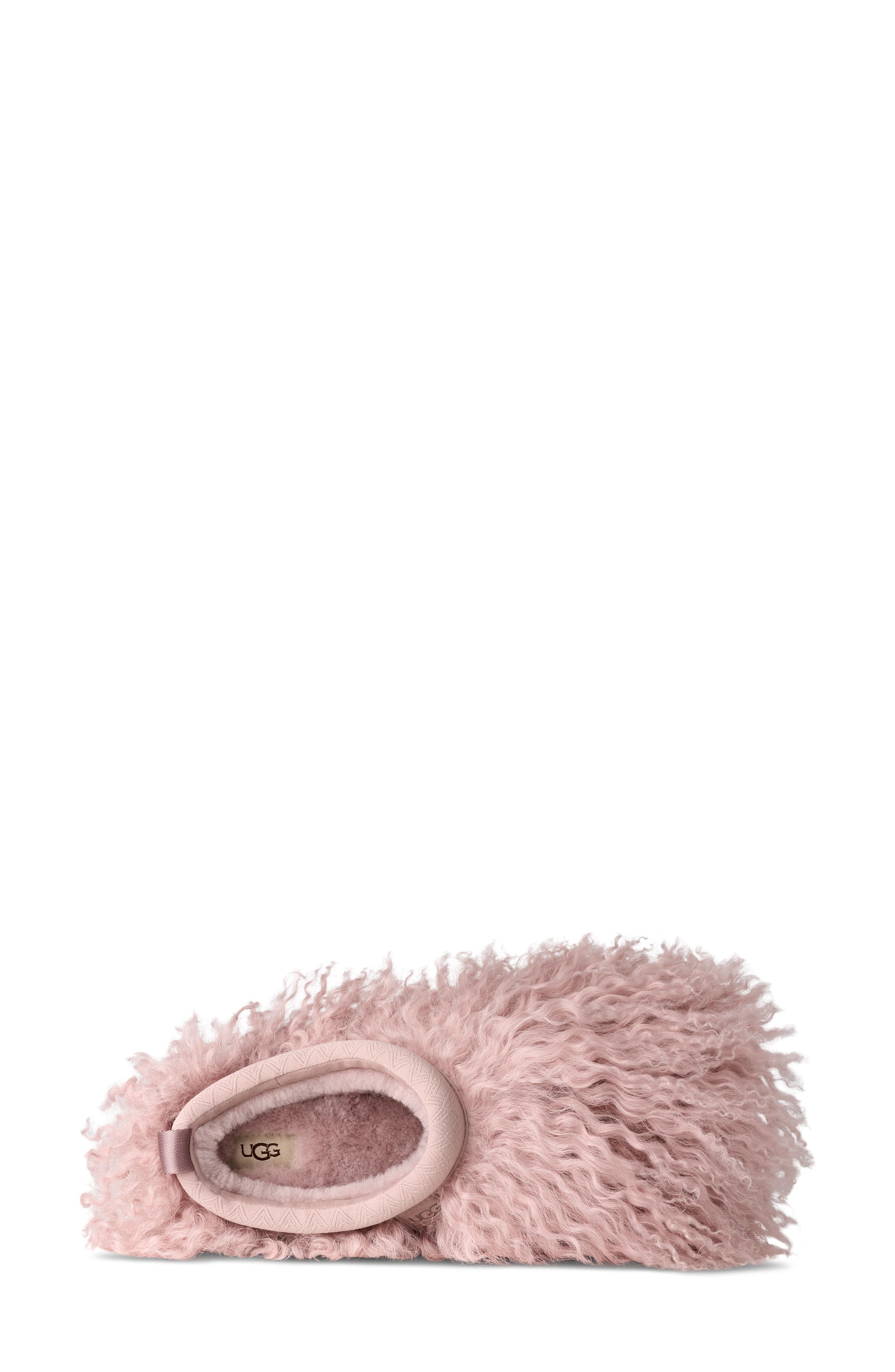 Tazz Fluff Momma Genuine Shearling Slipper, Alternate, color, FAWN