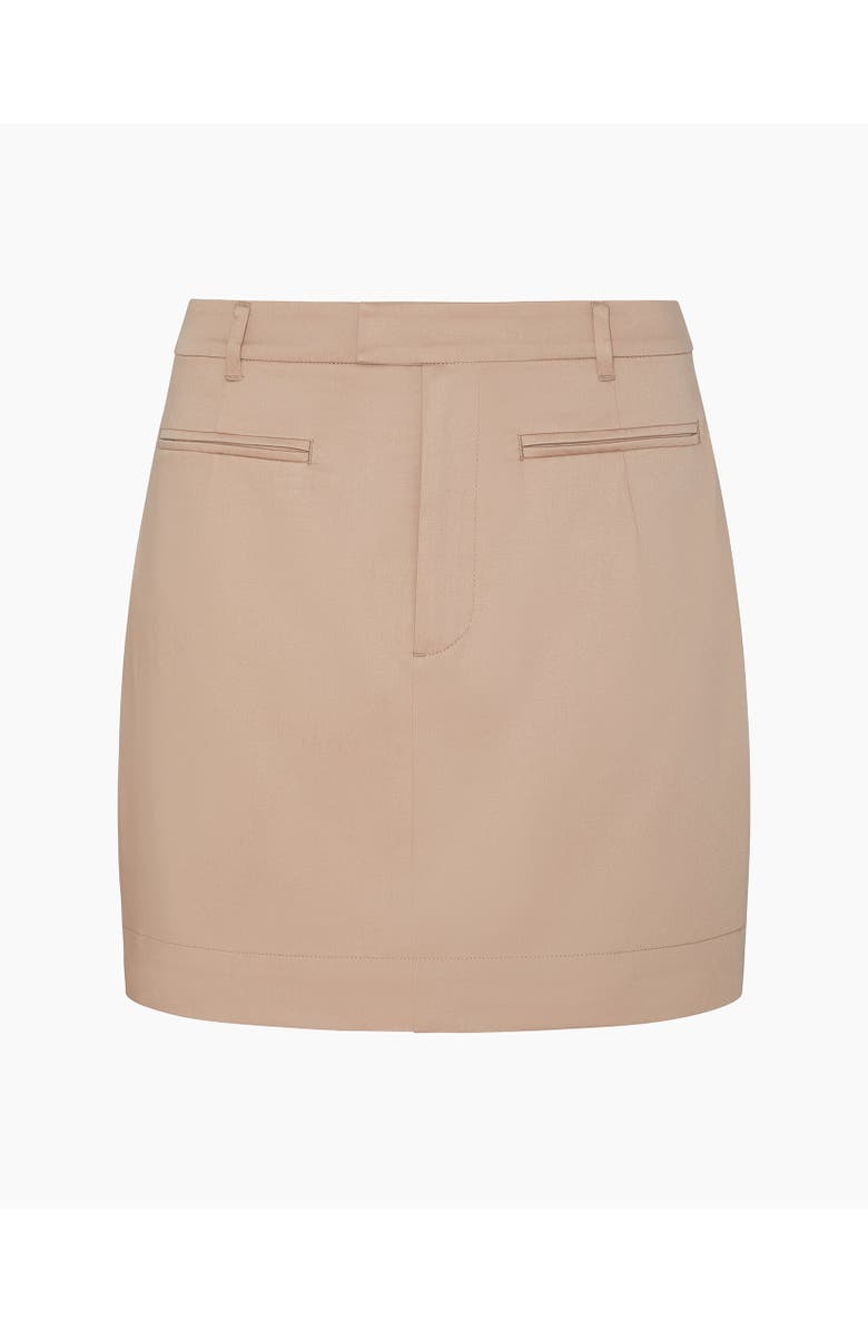 Onia Front Welt Mini Skirt, Alternate, color,