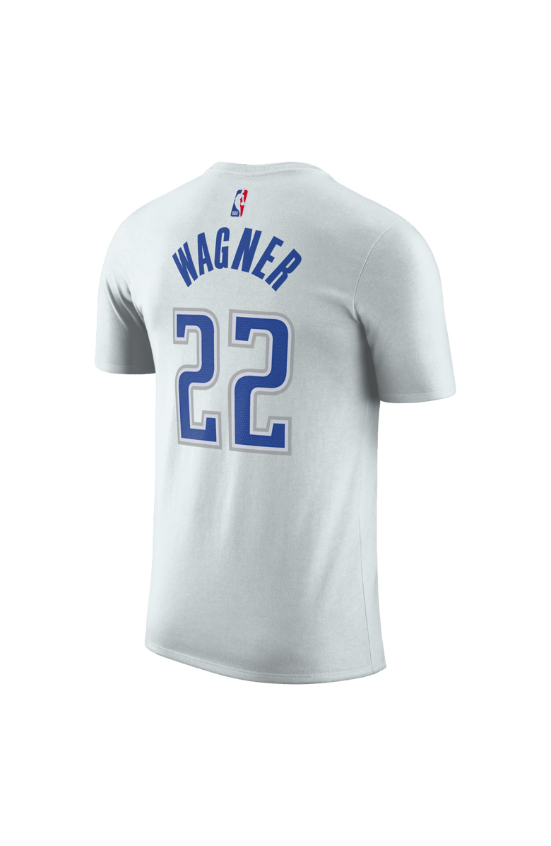 Nike Unisex Nike Franz Wagner Silver Orlando Magic 2025/26 City Edition Name & Number T-Shirt, Alternate, color, Silver