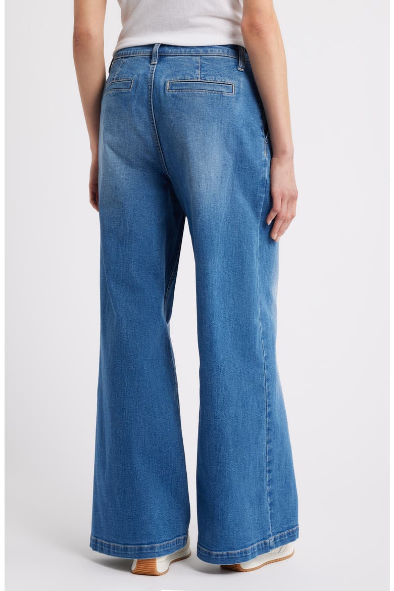 Wide Leg Trouser Jeans, Alternate, color, INDIGO