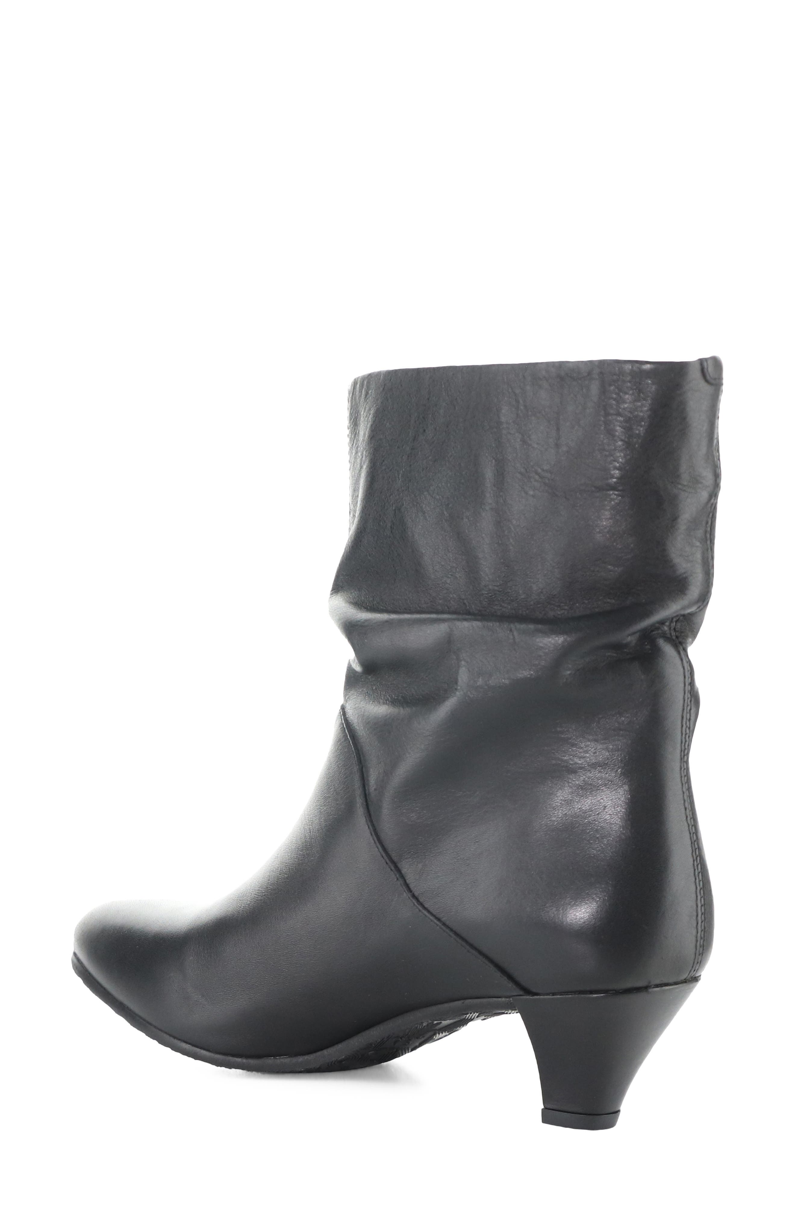 Pulk Almond Toe Bootie, Alternate, color, BLACK