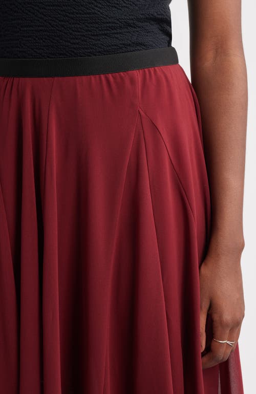 Treasure & Bond Handkerchief Maxi Skirt In Purple