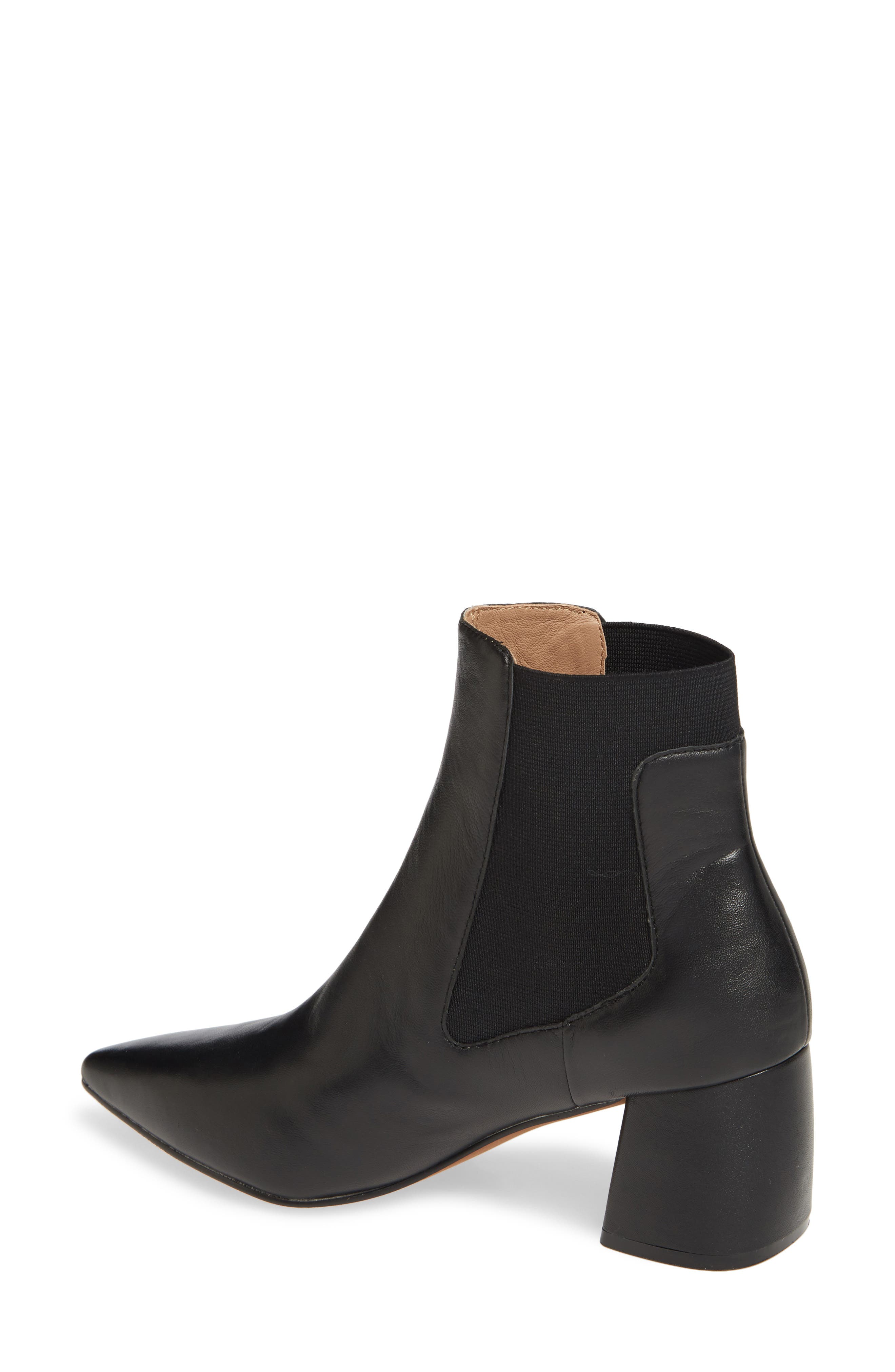 Sienna Chelsea Boot, Alternate, color, BLACK LEATHER