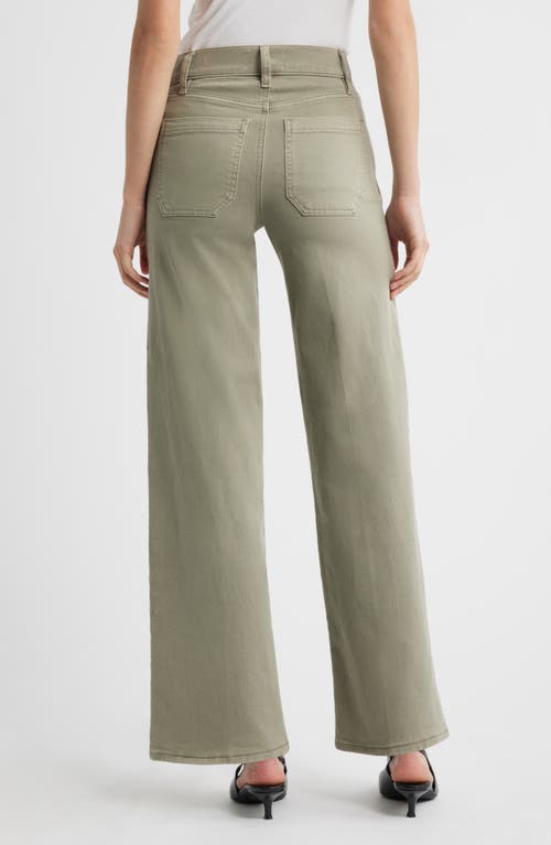 Shop Frame Le Slim Palazzo Patch Pocket High Waist Wide Leg Jeans