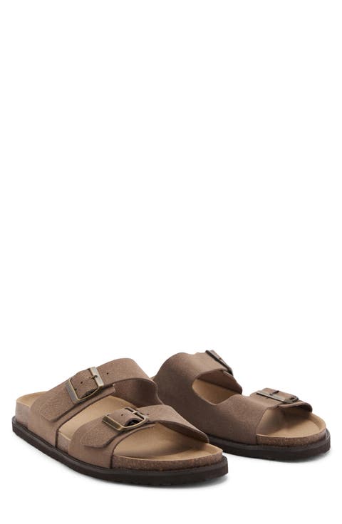 Buckled Slide Sandal (Men)