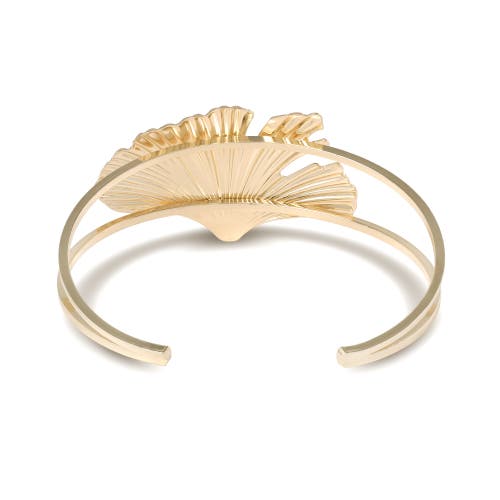 Bcbg Shell Cuff Bracelet In Gold