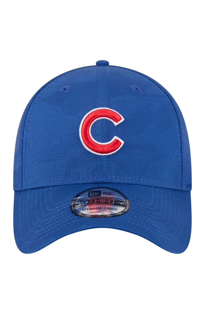 New Era Men's New Era Royal Chicago Cubs Tonal Camo 39THIRTY Flex Hat, Alternate, color, Royal