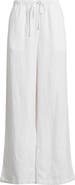 Caslon® Easy Wide Leg Linen Pants