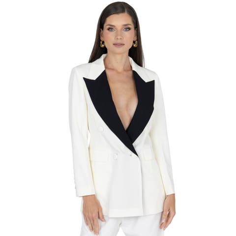 Mendy Double Breasted Tuxedo Jacket
