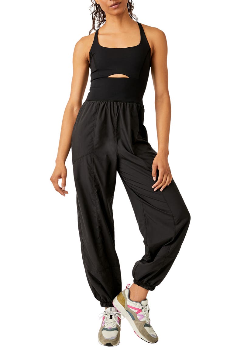 Free People FP Movement Righteous Runsie Jumpsuit, Main, color, 