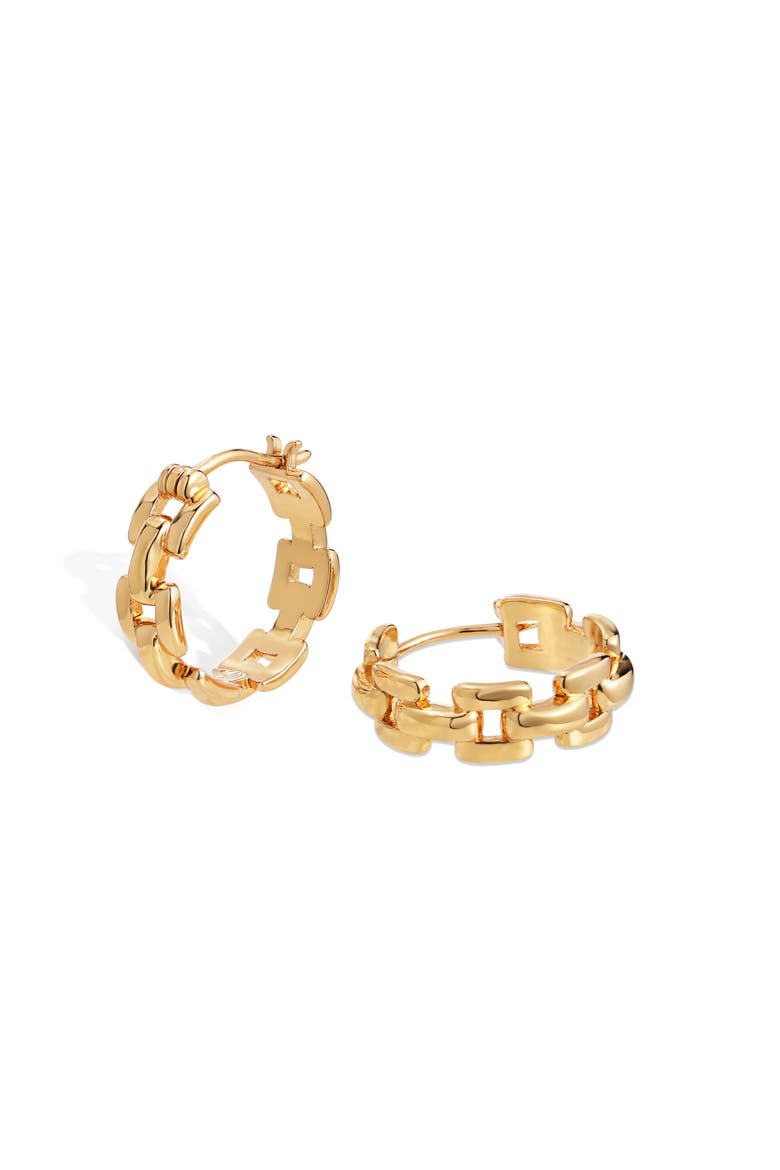 Rome Chain Earrings, Main, color, Gold