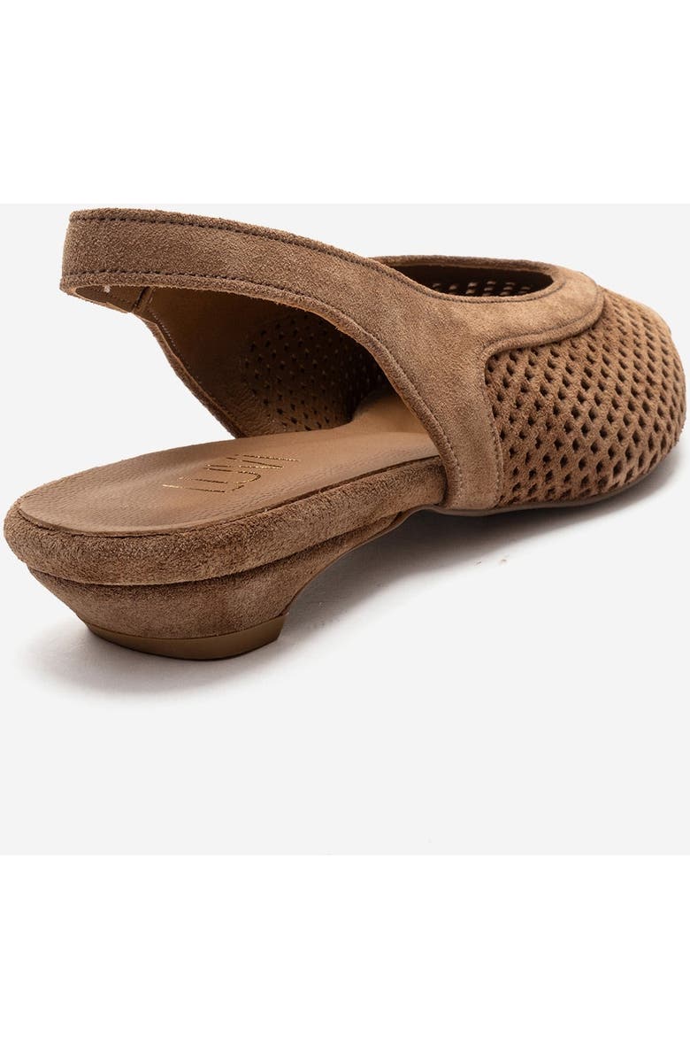 Forever & Always Shoes Lieve Leather Slingback Pump, Alternate, color, Cognac Suede