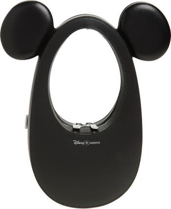 COPERNIxDisney ミッキー ミニ レザー ショルダーバッグ Coperni x Disney Mickey Mini Swipe Leather Top Handle Bag