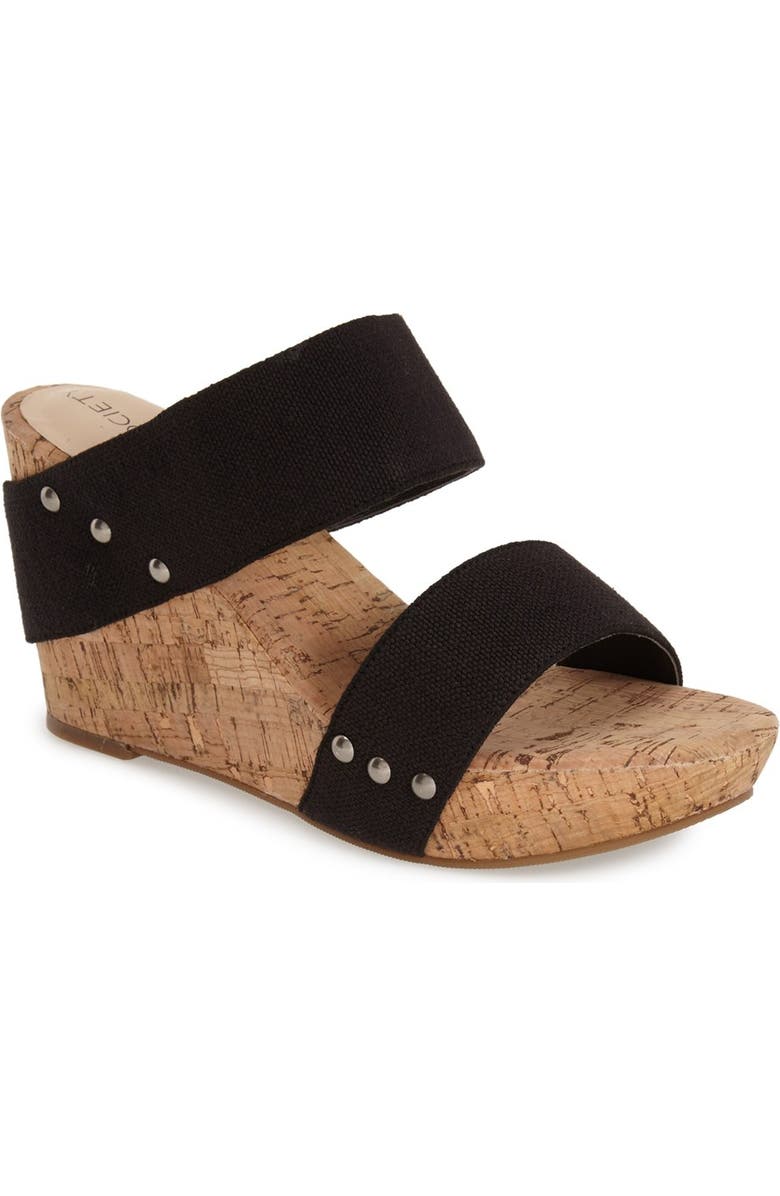 Sole Society 'Emilia 2' Wedge Sandal, Main, color,