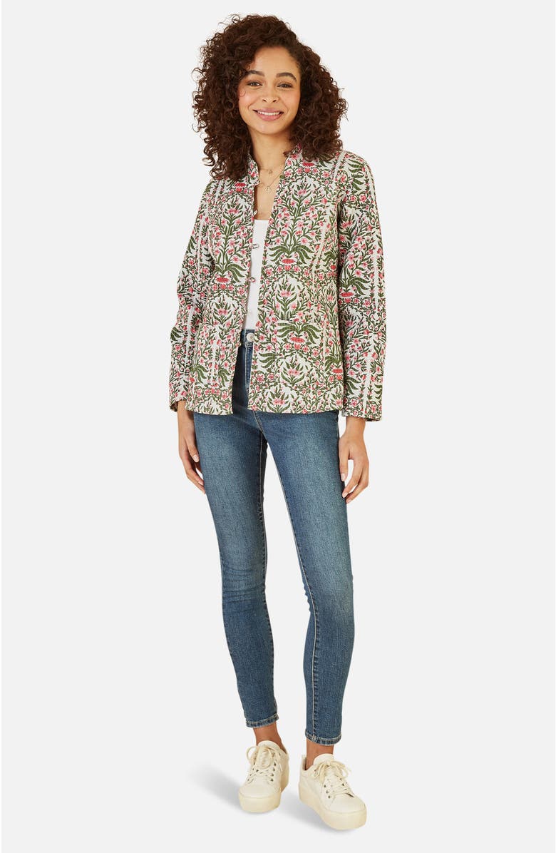 Yumi Long Sleeve Reversible Quilted Jacket, Alternate, color, Pink