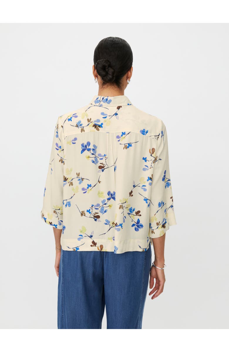 Masai Copenhagen MaIbilisan Floral Print Blouse, Alternate, color, Fog
