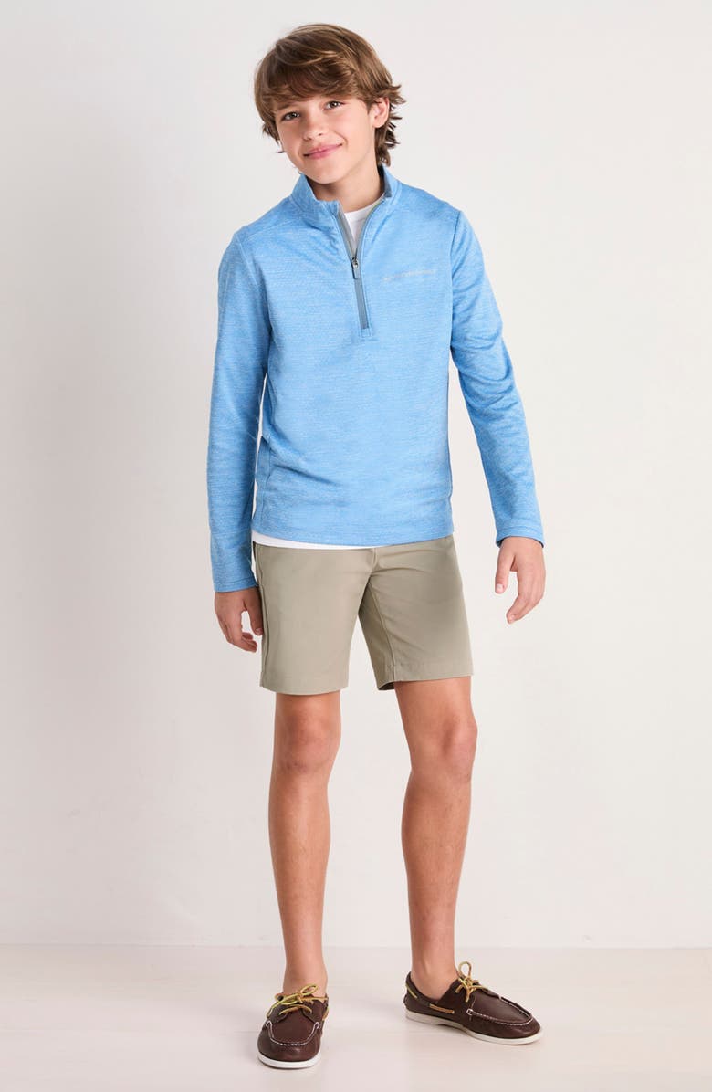 vineyard vines Kids' On-the-Go Performance Shorts, Alternate, color, Khaki